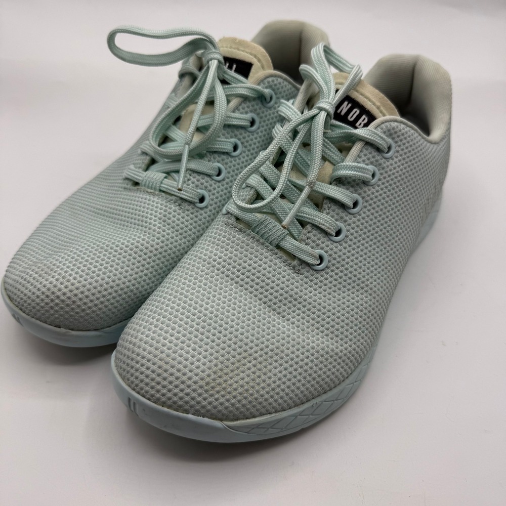 NOBULL Mint Green Mesh Trainers Crossfit Gym Shoes Women Size 10 Men 8.5‎